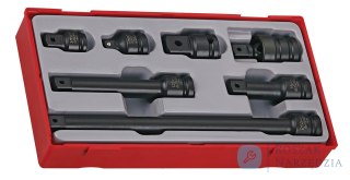 7-elementowy zestaw nasadek udarowych z chwytem kwadratowym 1/2" TT9207 Teng Tools