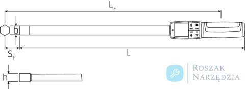 Klucz dynamometryczny elektroniczny 4-40Nm, 9x12mm, w skrzynce STAHLWILLE