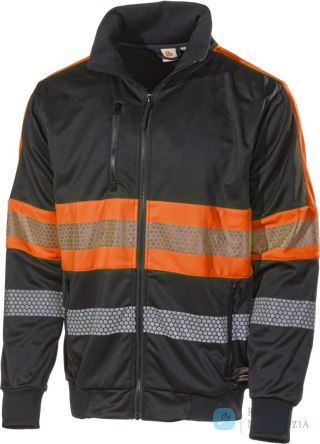 Bluza Hi-Vis 6112P czarna/pomarańczowa rozm.2XL L.Brador