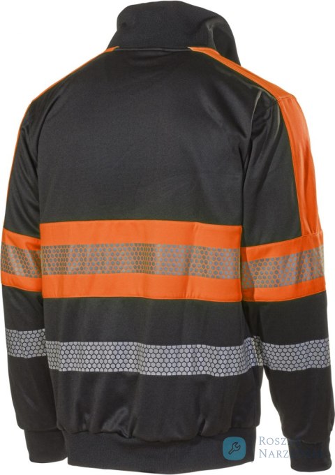 Bluza Hi-Vis 6112P czarna/pomarańczowa rozm.2XL L.Brador