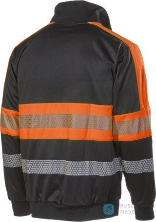 Bluza Hi-Vis 6112P czarna/pomarańczowa rozm.L L.Brador