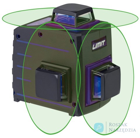 Laser krzyżowy wielopromieniowy Limit 1080-G