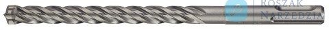 Wiertło udarowe 4-ostrzowe z chwytem SDS Plus 22x450 mm Luna Wiertło udarowe 4-ostrzowe z chwytem SDS Plus 22x450 mm Luna