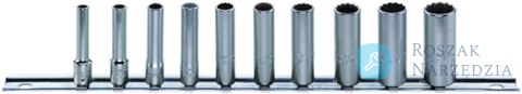 Zestaw nasadek 1/4" długich 40aDL na listwie STAHLWILLE Zestaw nasadek 1/4" długich 40aDL na listwie STAHLWILLE