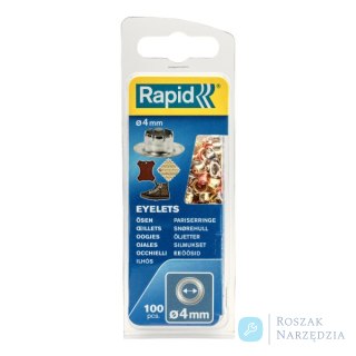 Oczka Rapid ?4 mm - opakowanie 100 szt.