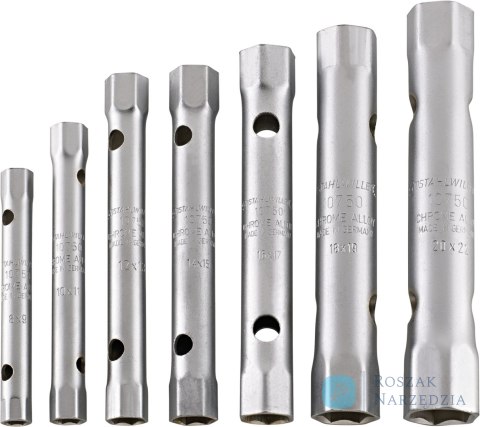 Zestaw kluczy rurowych nasad.8-22mm 7szt. STAHLWILLE
