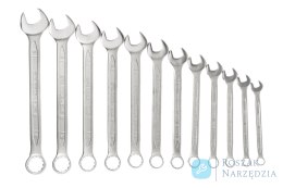 12-elementowy zestaw kluczy płasko-oczkowych 8-19 mm Teng Tools