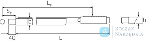 Klucz dynamometryczny 160-800Nm (120-600 ft.lb) 24,5x28mm STAHLWILLE