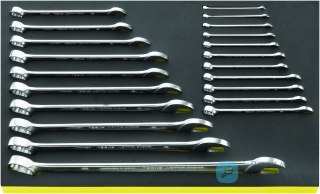 Zestaw TCS 3/3 kluczy płasko-oczkowych 6-34mm; 21-częściowy STAHLWILLE