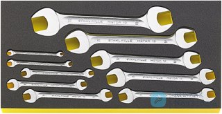 Zestaw TCS kluczy płaskich 6-32mm do skrzyni Nr 13217, 10-el. STAHLWILLE