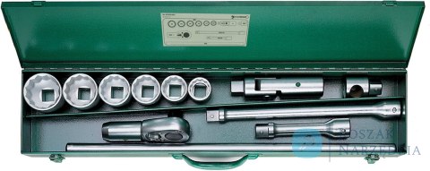 Zestaw narzędzi 1" 12-el.w metalowej walizce (6 nasadek 36-60mm+6 akcesoriów) STAHLWILLE