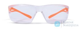 Okulary ochronne ZEKLER 36 przeźroczyste Hi-Vis pomarańczowe