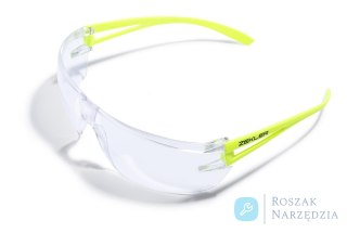 Okulary ochronne ZEKLER 36 przeźroczyste Hi-Vis żółte