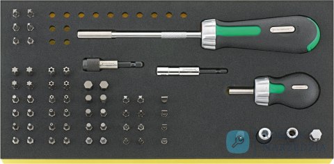 Zestaw TCS 1/3 narzędzi 1/4" i Bitów, 60-elelementowy STAHLWILLE Zestaw TCS 1/3 narzędzi 1/4" i Bitów, 60-elelementowy STAHLWILLE