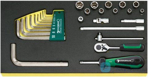 Zestaw TCS 98 narzędzi w modułach TCS STAHLWILLE