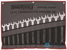 12-elementowy zestaw kluczy płasko-oczkowych 20-32 mm Teng Tools