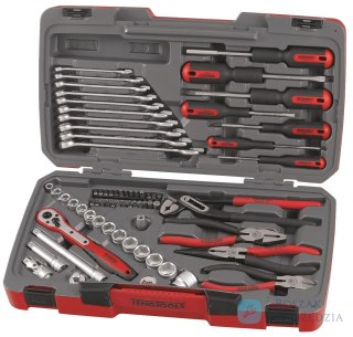 67-elementowy zestaw narzędzi nasadowych z chwytem kwadratowym 3/8". Teng Tools T3867