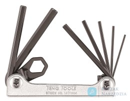 Klucze trzpieniowe sześciokątne (imbusowe) w zestawie 1,5-6 mm Teng Tools