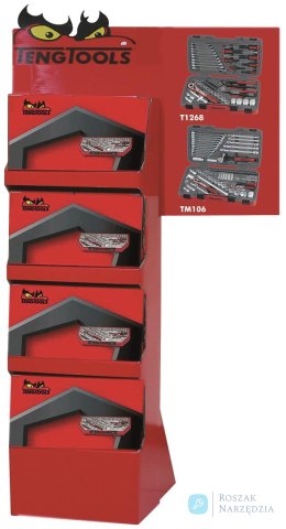 Stojak podłogowy do zestawów kluczy nasadowych, Teng Tools PALM09A