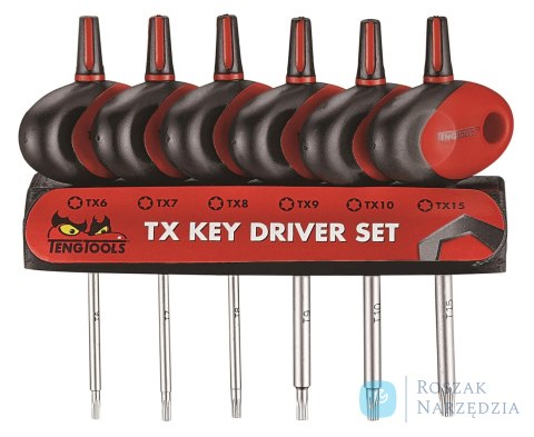 Zestaw wkrętaków precyzyjnych Torx Teng Tools MDM706TXT