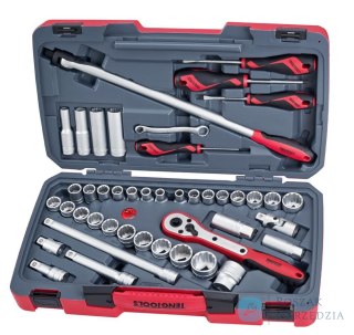 44-elementowy zestaw kluczy nasadowych Teng Tools T1244