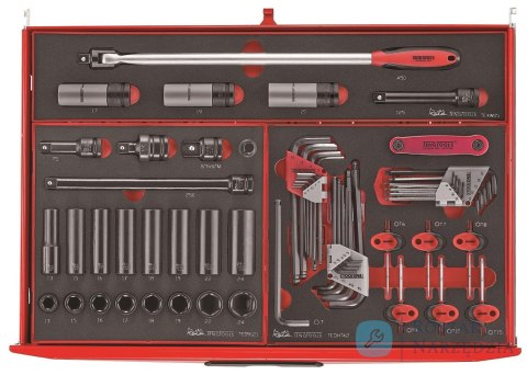 System regałowy Teng Tools EVA 417 elementów - M