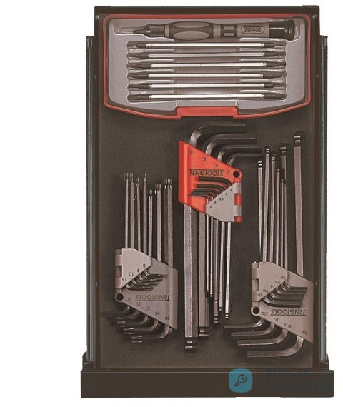 Wózek narzędziowy czarny 1001 elementów Teng Tools TCMM1001BK