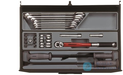 Wózek narzędziowy czarny 1001 elementów Teng Tools TCMM1001BK