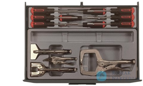 Wózek narzędziowy czarny 1001 elementów Teng Tools TCMM1001BK