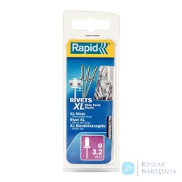 Nity Rapid XL ?3,2 x 8 mm - opakowanie 50 szt.; zawiera wiertło