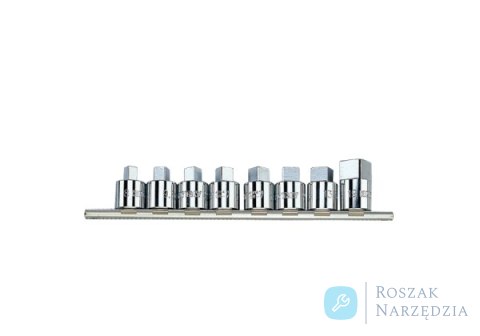 ZESTAW NASADEK TRZPIENIOWYCH 1/2" 8 cz. KWADRAT 8 - 19mm SZYNA King Tony ZESTAW NASADEK TRZPIENIOWYCH 1/2" 8 cz. KWADRAT 8 - 19mm SZYNA King Tony