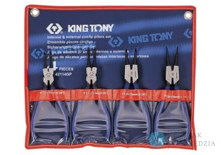 ZESTAW SZCZYPIEC DO PIERŚCIENI SEGERA 4 SZT. ETUI King Tony