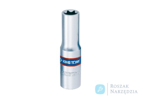 NASADKA DŁUGA GWIAZDKOWA 3/8" E-TORX E16 x 63mm, Cr-V King Tony NASADKA DŁUGA GWIAZDKOWA 3/8" E-TORX E16 x 63mm, Cr-V King Tony