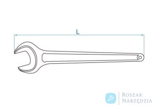 KLUCZ PŁASKI JEDNOSTRONNY WZMOCNIONY 27mm x 240mm King Tony