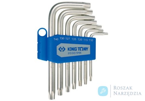 ZESTAW IMBUSÓW 7 szt. 1143 - TORX T10 - T40 King Tony