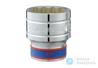 NASADKA KRÓTKA 1/2" 22mm x 40mm 12-kąt. Cr-v King Tony