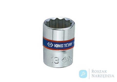 NASADKA KRÓTKA 1/4" 5mm x 24mm, 12-kąt. Cr-V King Tony