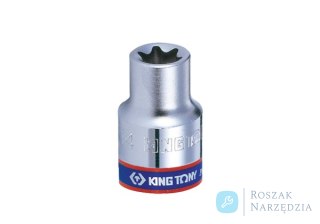 NASADKA KRÓTKA GWIAZDKOWA 1/4" E-TORX E5 x 24mm Cr-V King Tony