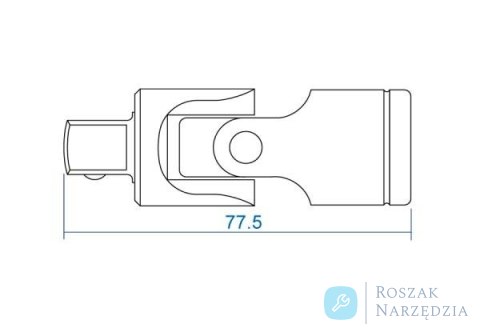 PRZEGUB KARDANA 1/2" Cr-V King Tony PRZEGUB KARDANA 1/2" Cr-V King Tony