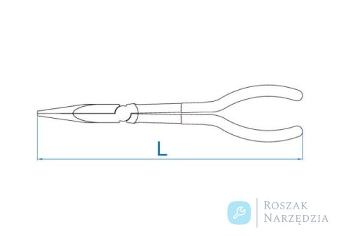 SZCZYPCE UNIWERSALNE EKSTRA DŁUGIE WĄSKIE PROSTE, 280mm King Tony