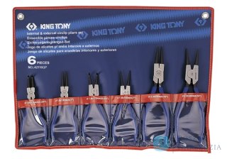 ZESTAW SZCZYPIEC DO PIERŚCIENI SEGERA 6 SZT. ETUI King Tony