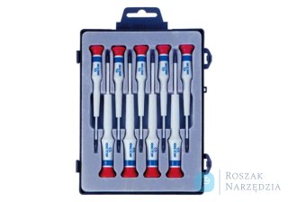ZESTAW WKRĘTAKÓW PRECYZYJNYCH 9cz. TORX T4 - T20 x 40/50mm, PUDEŁKO PLAST. King Tony