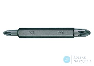 BIT DWUSTRONNY 1/4" POZIDRIV No.1/2 x 60mm PZ1 King Tony