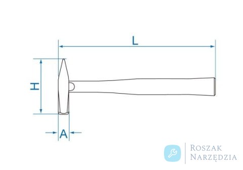 MŁOTEK TYP NIEMIECKI 395g 300mm King Tony