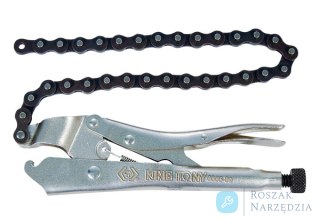 SZCZYPCE ZACISKOWE Z ŁAŃCUCHEM 225mm King Tony