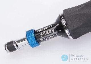 WKRĘTAK DYNAMOMETRYCZNY 1/4" 30 - 120 cNm King Tony