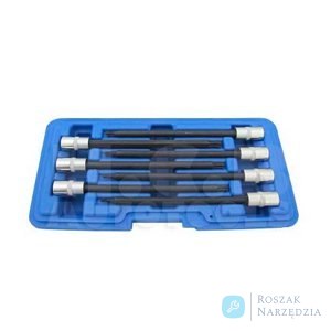 ZESTAW NASADEK TORX 1/4" EXTRA DŁUGIE Z KULKĄ H.C.B