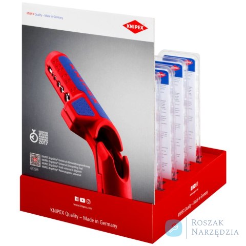 Ekspozytor na ladę sklepową 00 18 01 V27 10 częśc KNIPEX