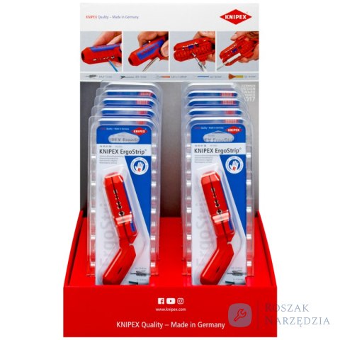 Ekspozytor na ladę sklepową 00 18 01 V27 10 częśc KNIPEX