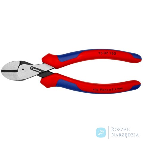 KNIPEX X-Cut® 73 02 160 SB Kompaktowe szczypce tnące boczne Z wysokim przełożeniem dźwigni KNIPEX